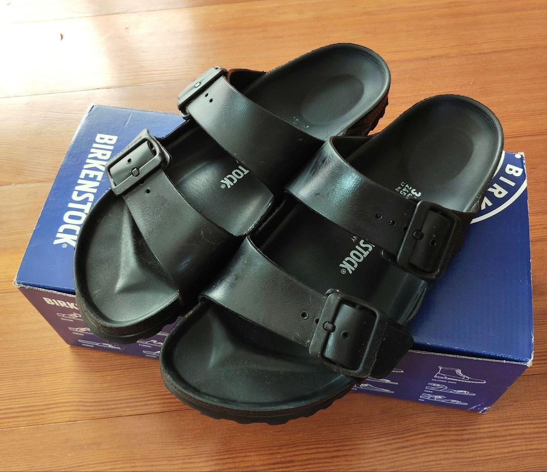 BIRKENSTOCK ビルケンシュトック 38 アリゾナ EVA 黒 24.5