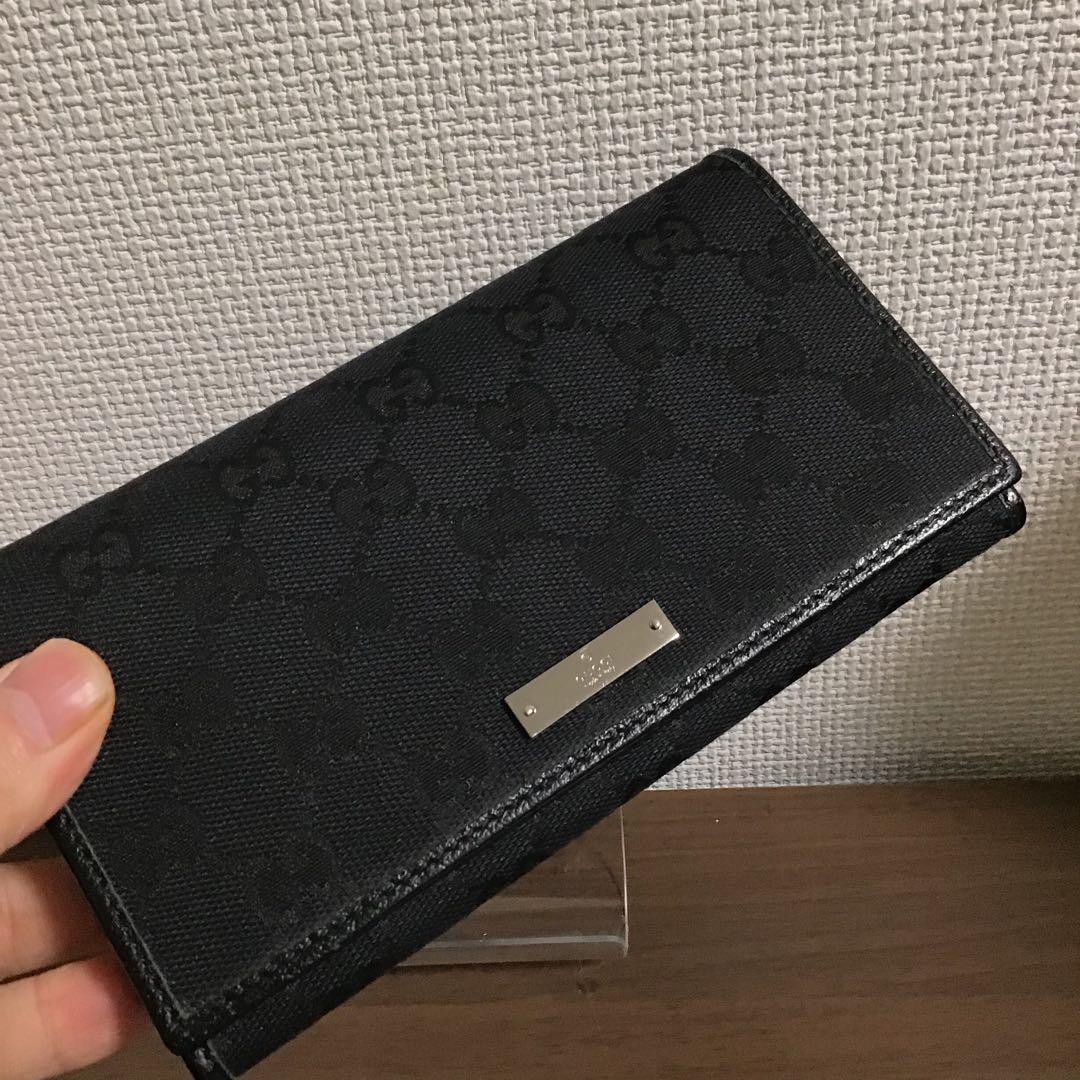 家電大好き様専用 人気 美品 グッチ レザー×ロゴ GGジャガード