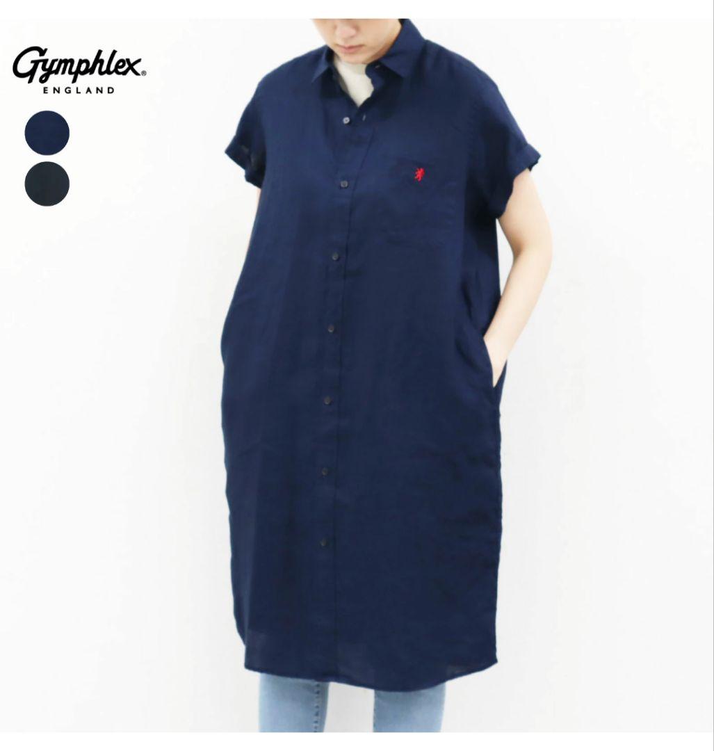 Gymphlex ジムフレックス フランダースリネンシャツワンピース☆この夏に☆