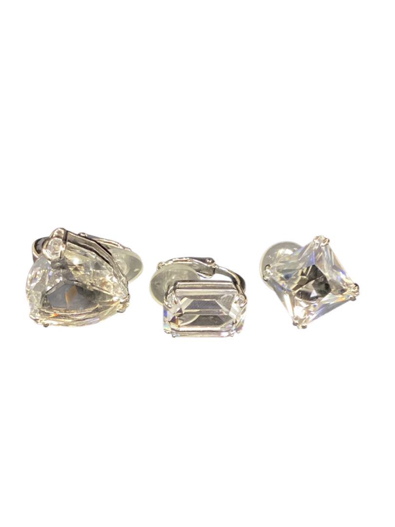 ★SWAROVSKI ★Mesmera 【3個セット】イヤリング