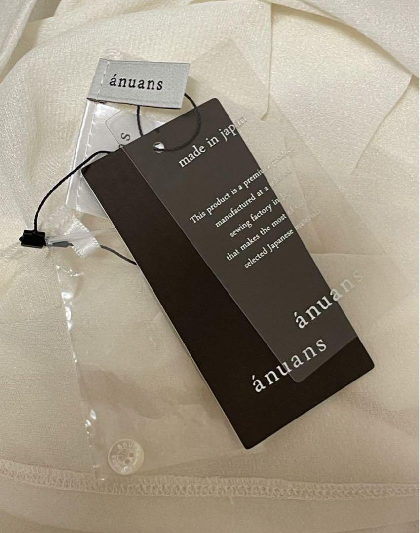【新品】anuans シアーロングスリーブプルオーバー