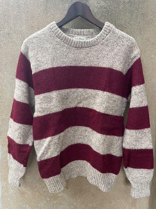 1980’s L.LBEAN メランジボーダー セーター MADE IN USA