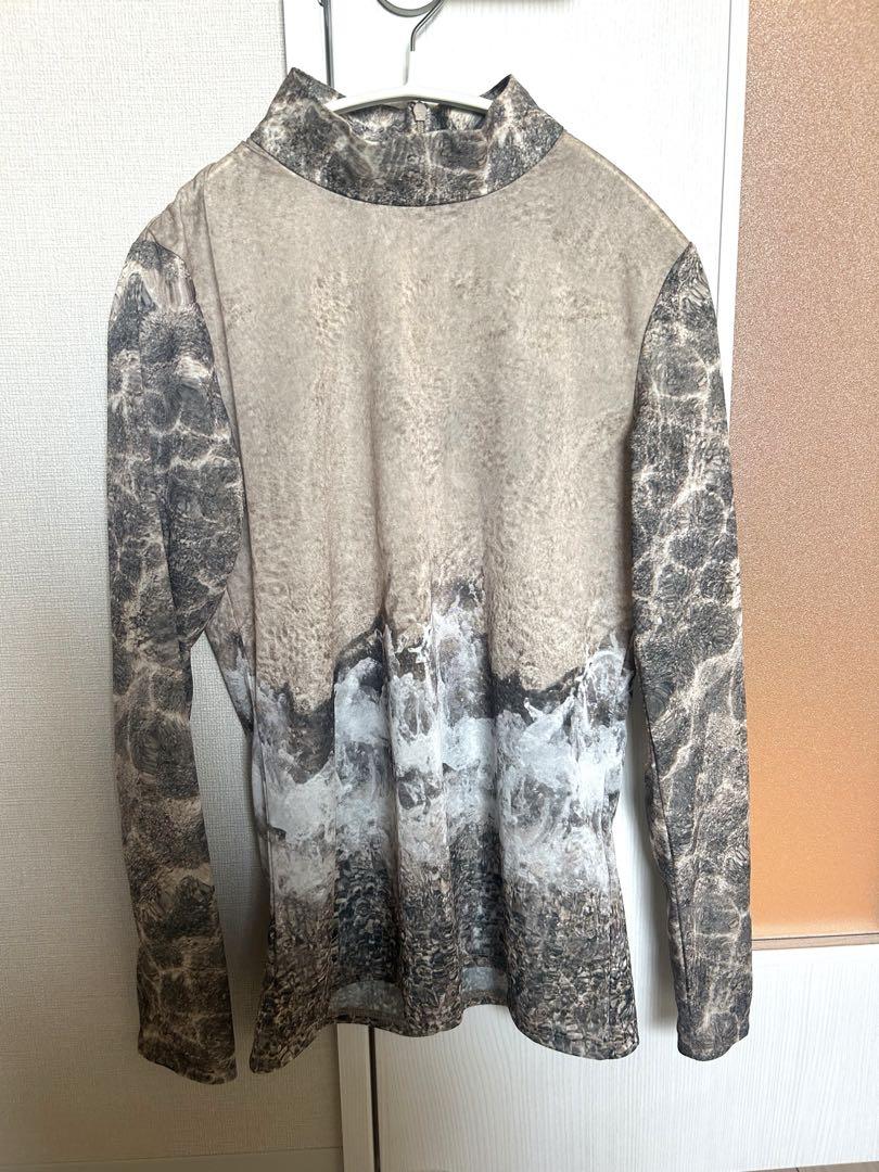 トップス murral sheer wave top