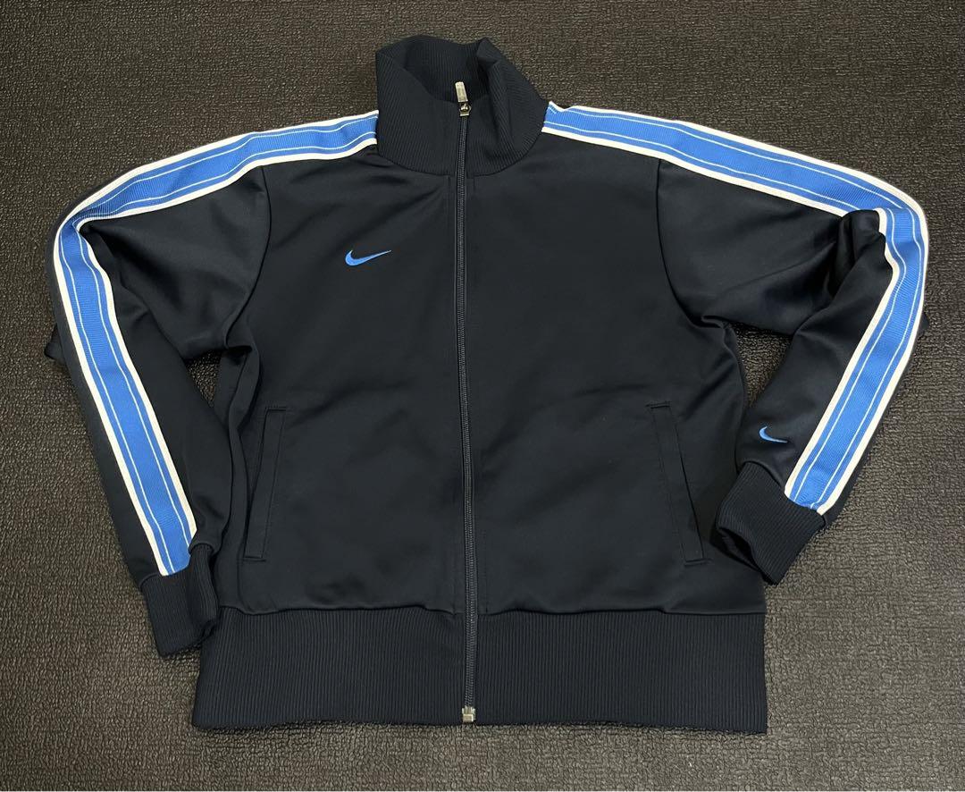 00s NIKE サイドライン スウッシュ刺繍ロゴ セットアップ ジャージ