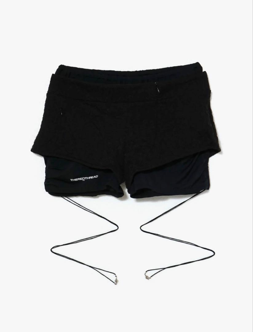 パンツ THEREDTHREAD Gtech mesh pants mini black