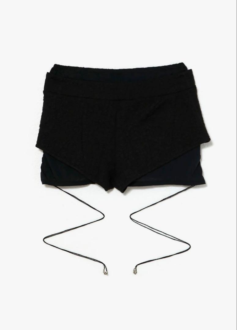 パンツ THEREDTHREAD Gtech mesh pants mini black