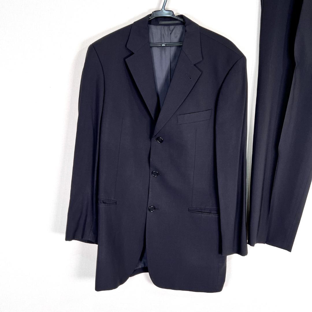 【HUGO BOSS】ヒューゴボス ブラックスーツ セットアップ メンズ 50