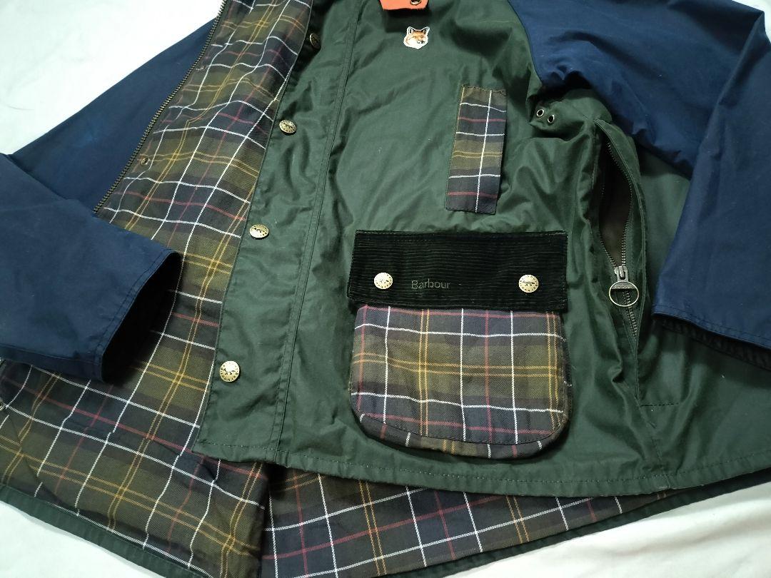 ジャケット・アウター Barbour maison kitsune beaufort jkt M