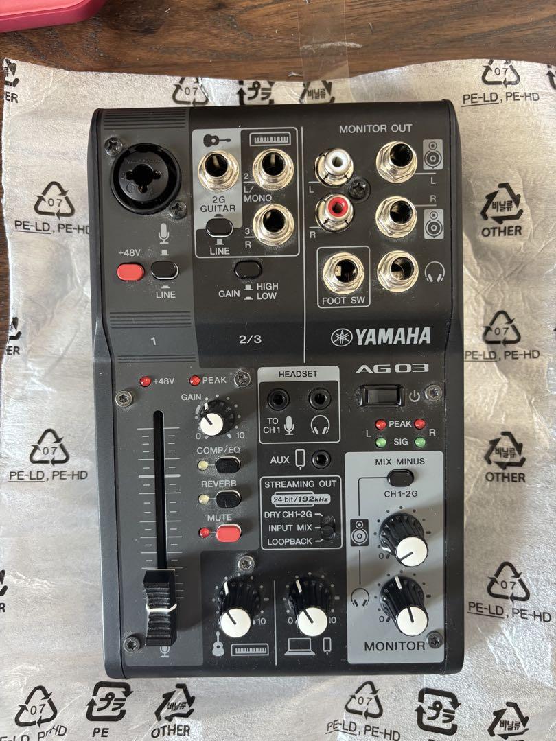 AG03 MK2 本体のみ 楽天市場】yamaha ag03 mk2の通販