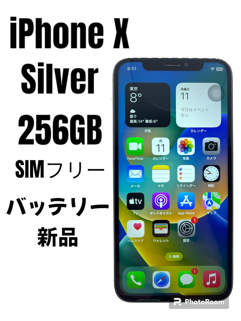 iPhone X Silver 256 GB SIMフリーその他