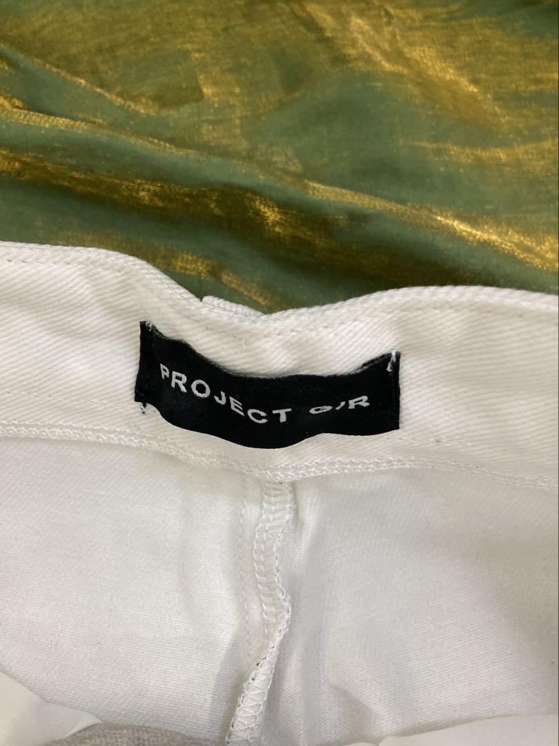 PROJECT G/R TROMPE-L'ŒIL DENIM PANTS