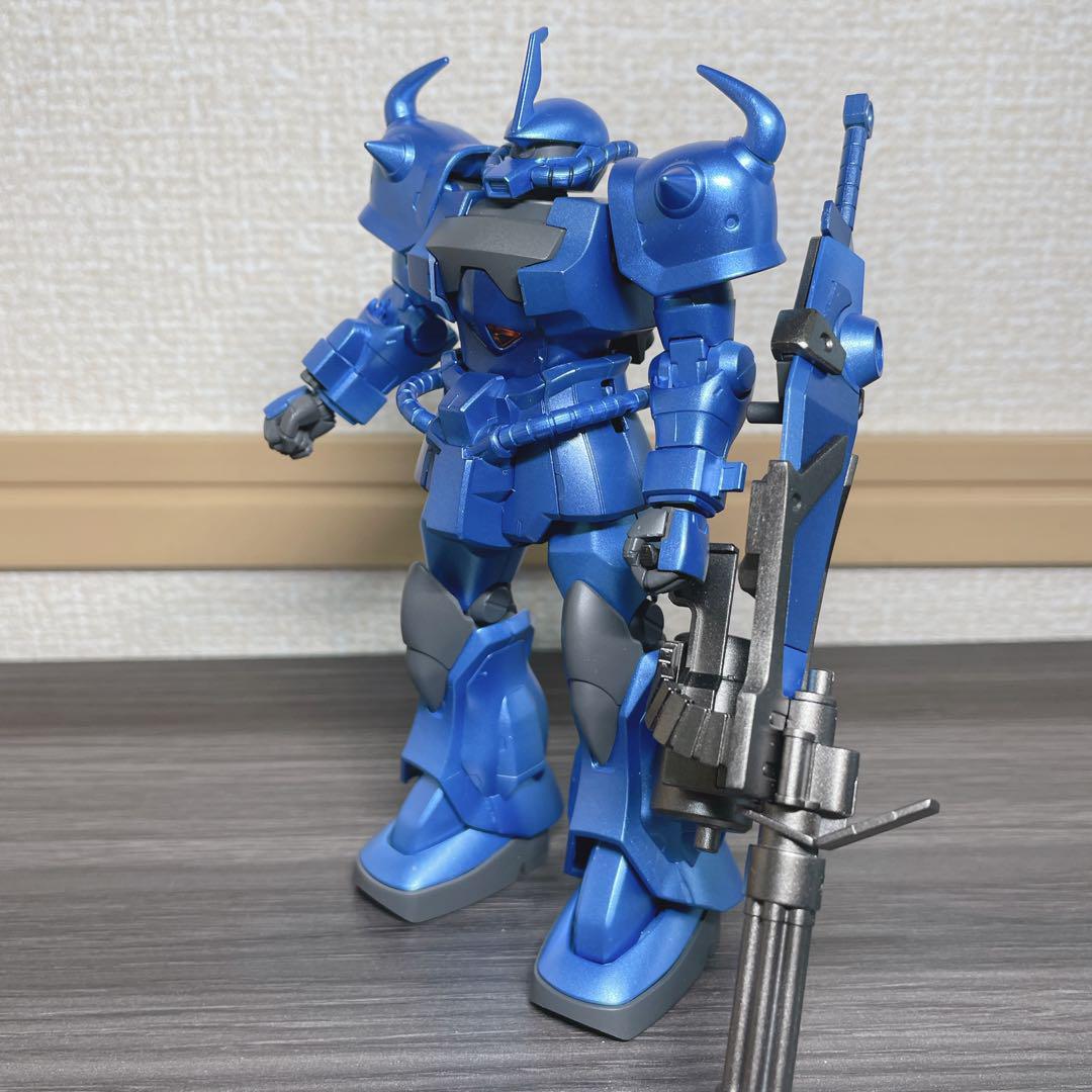 【匿名配送】HGUC 1/144 グフカスタム 改修 塗装済 完成品 HGUC 1/144 グフ・カスタム 改修全塗装完成品➁ | MU-LA