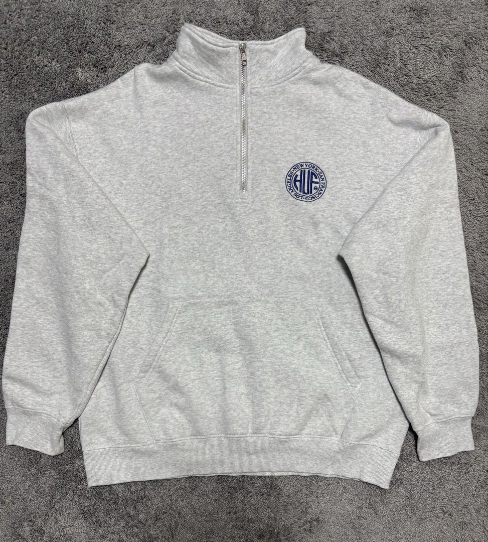 HUF ハーフジップ
