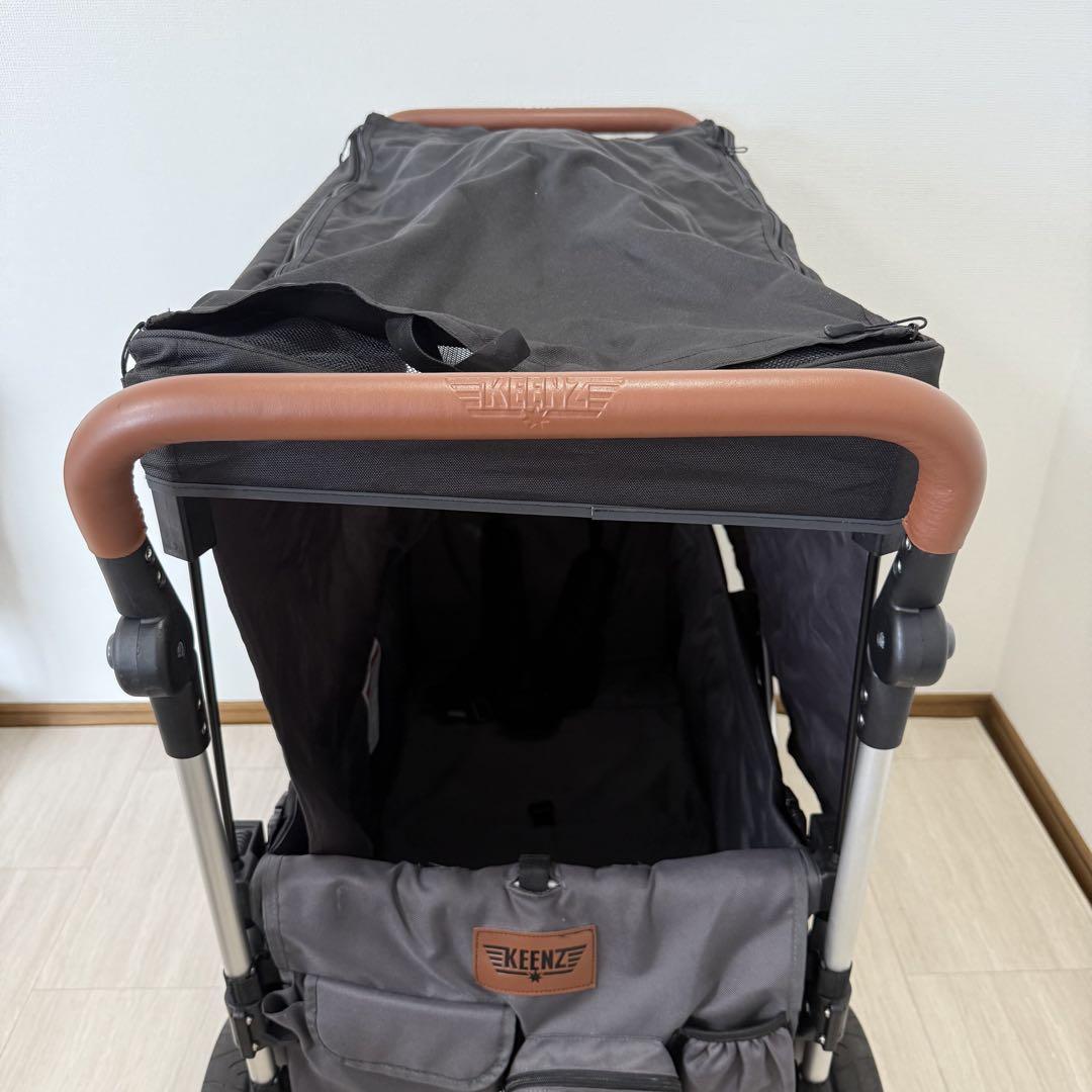 美品KEENZ×PUPPAPUPO ストローラーワゴン ベビーカーキャリーワゴン