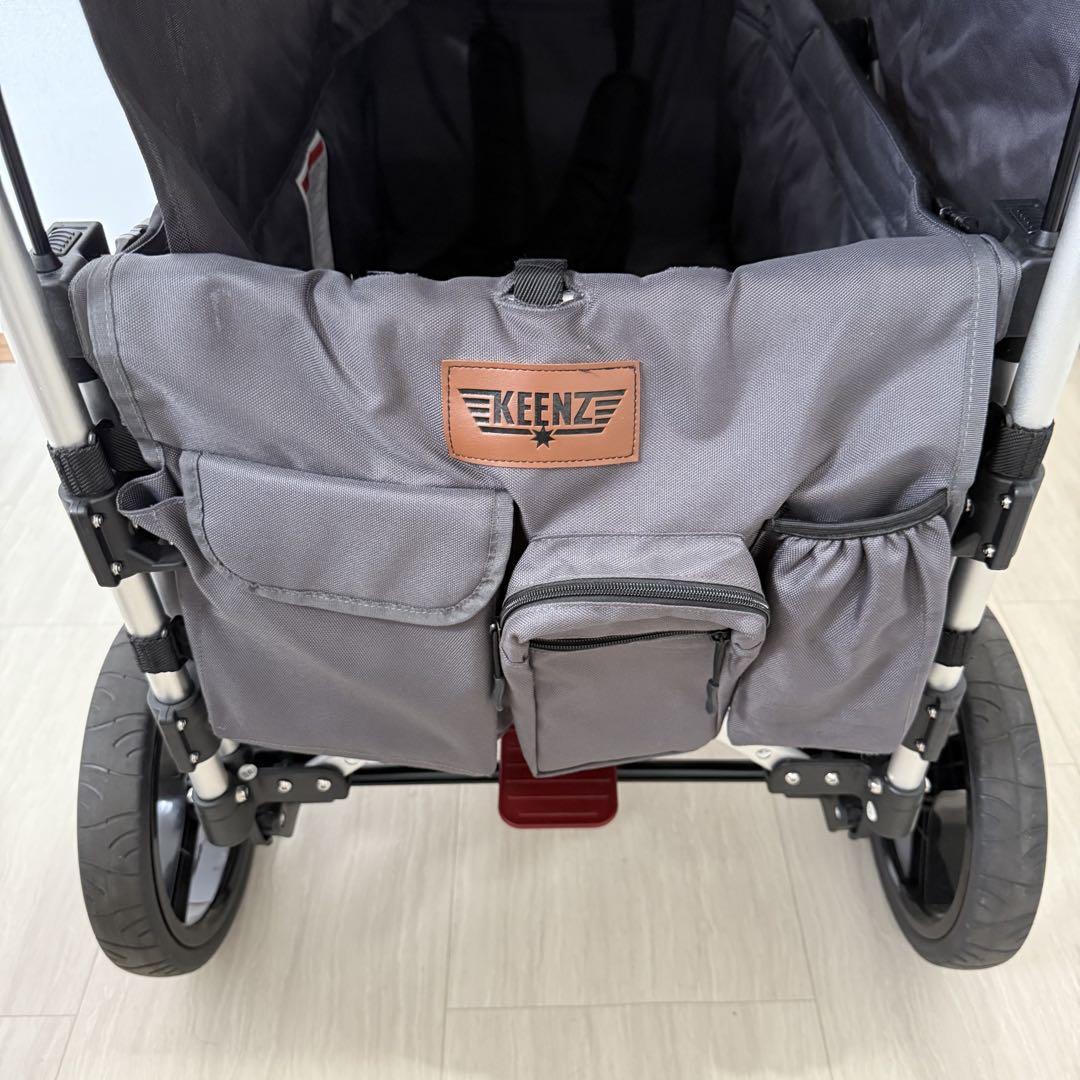 美品KEENZ×PUPPAPUPO ストローラーワゴン ベビーカーキャリーワゴン
