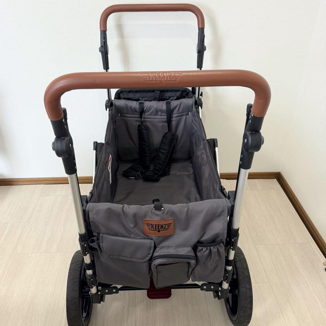 美品KEENZ×PUPPAPUPO ストローラーワゴン ベビーカーキャリーワゴン
