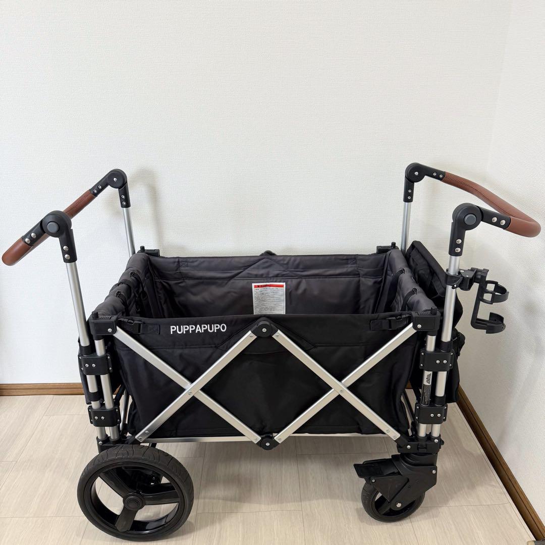 美品KEENZ×PUPPAPUPO ストローラーワゴン ベビーカーキャリーワゴン