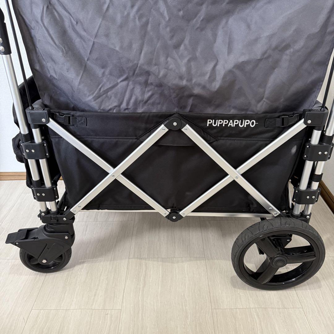 美品KEENZ×PUPPAPUPO ストローラーワゴン ベビーカーキャリーワゴン