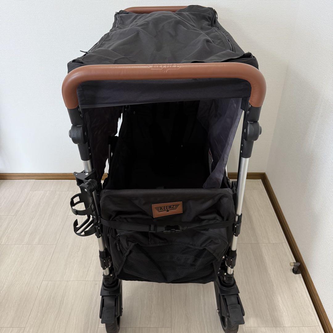 美品KEENZ×PUPPAPUPO ストローラーワゴン ベビーカーキャリーワゴン