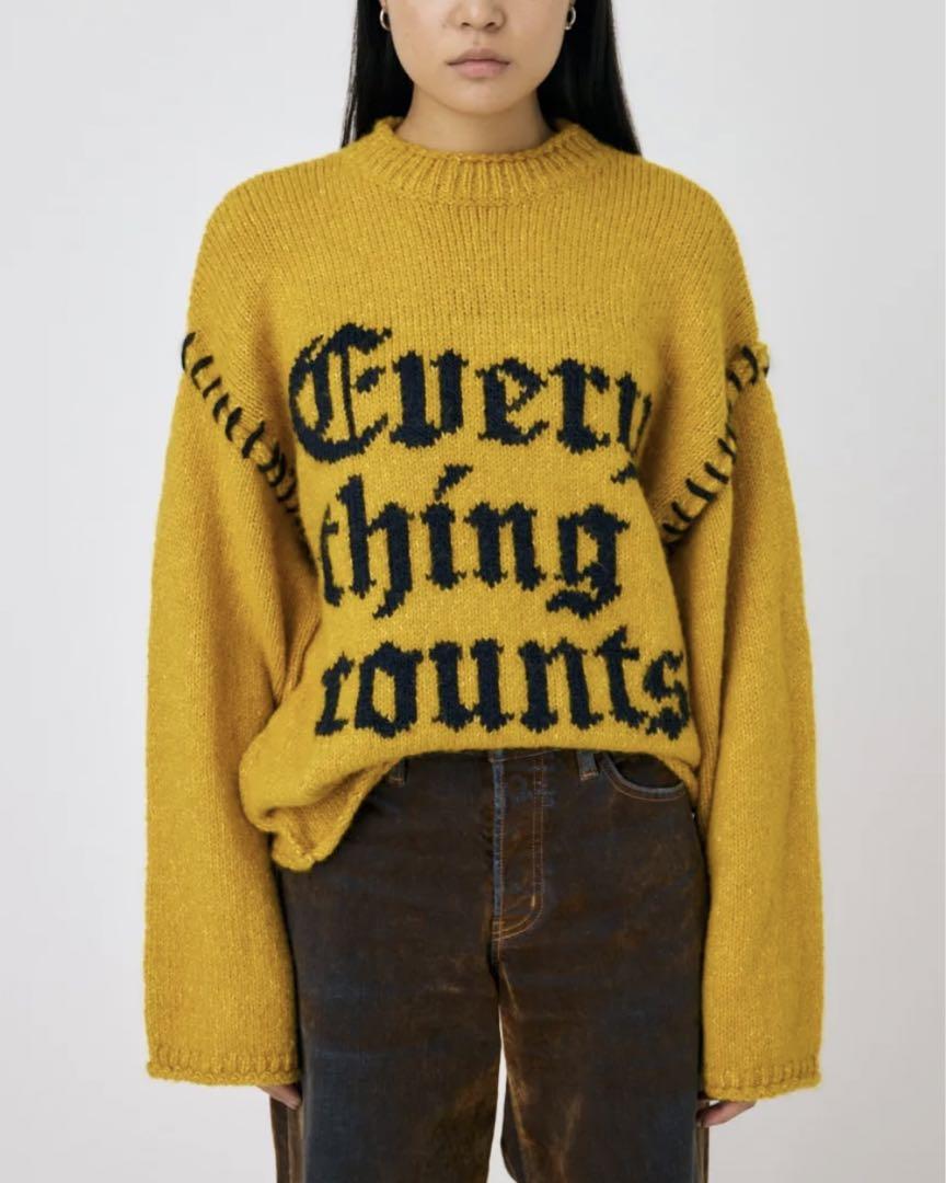 新品☆マウジー KNITTED WORDS セーター ニット 重盛さとみ 希空