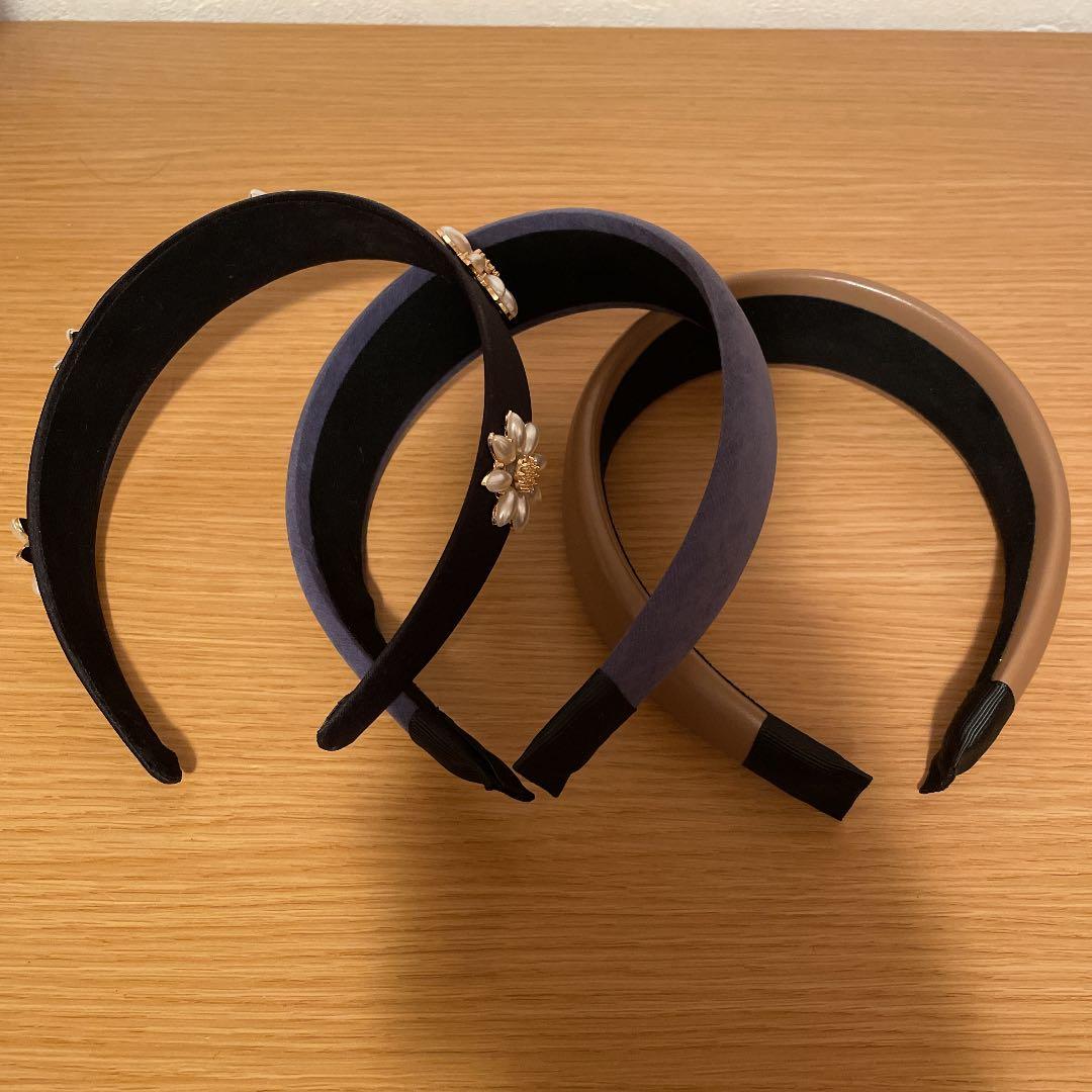 ヘアカチューシャ 太め 3種類 評判 ヘアカチューシャ 太め 3種類 評判