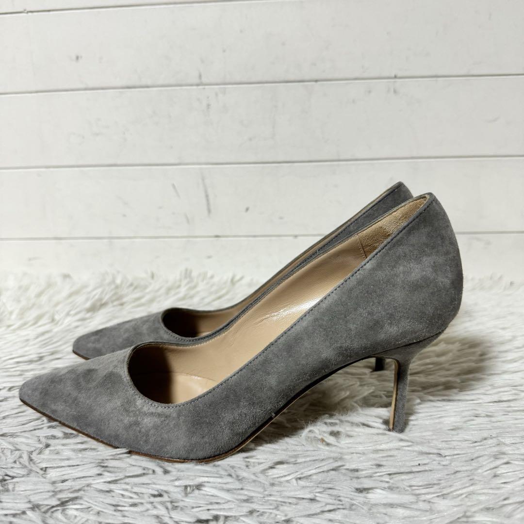 未使用級✨MANOLO BLAHNIK マノロブラニク　キエッタ　スエード　灰色