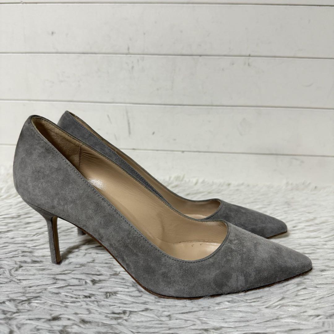 未使用級✨MANOLO BLAHNIK マノロブラニク　キエッタ　スエード　灰色