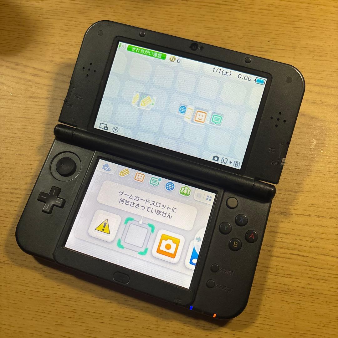 【動作品】Newニンテンドー3DSLL メタリックブラック
