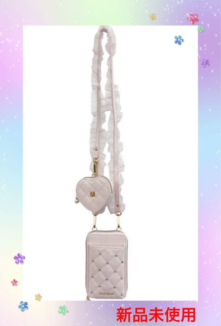 Rosé Muse organ frillミニ スマホショルダー ピンク 新品