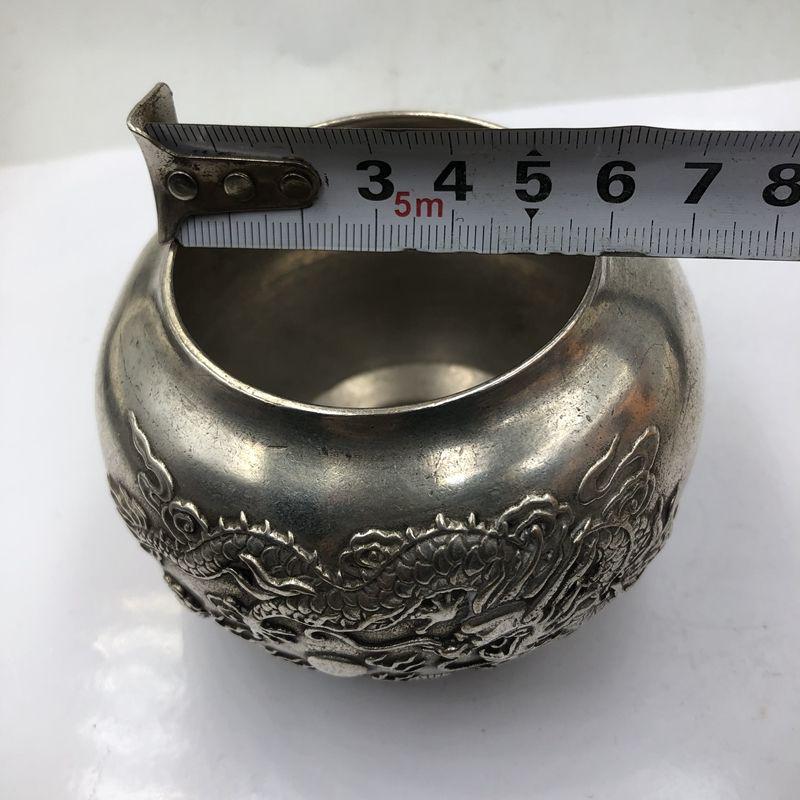 銅製 茶筒 龍鳳缶 茶道具 香道具 装飾品 工芸品 置物（その他