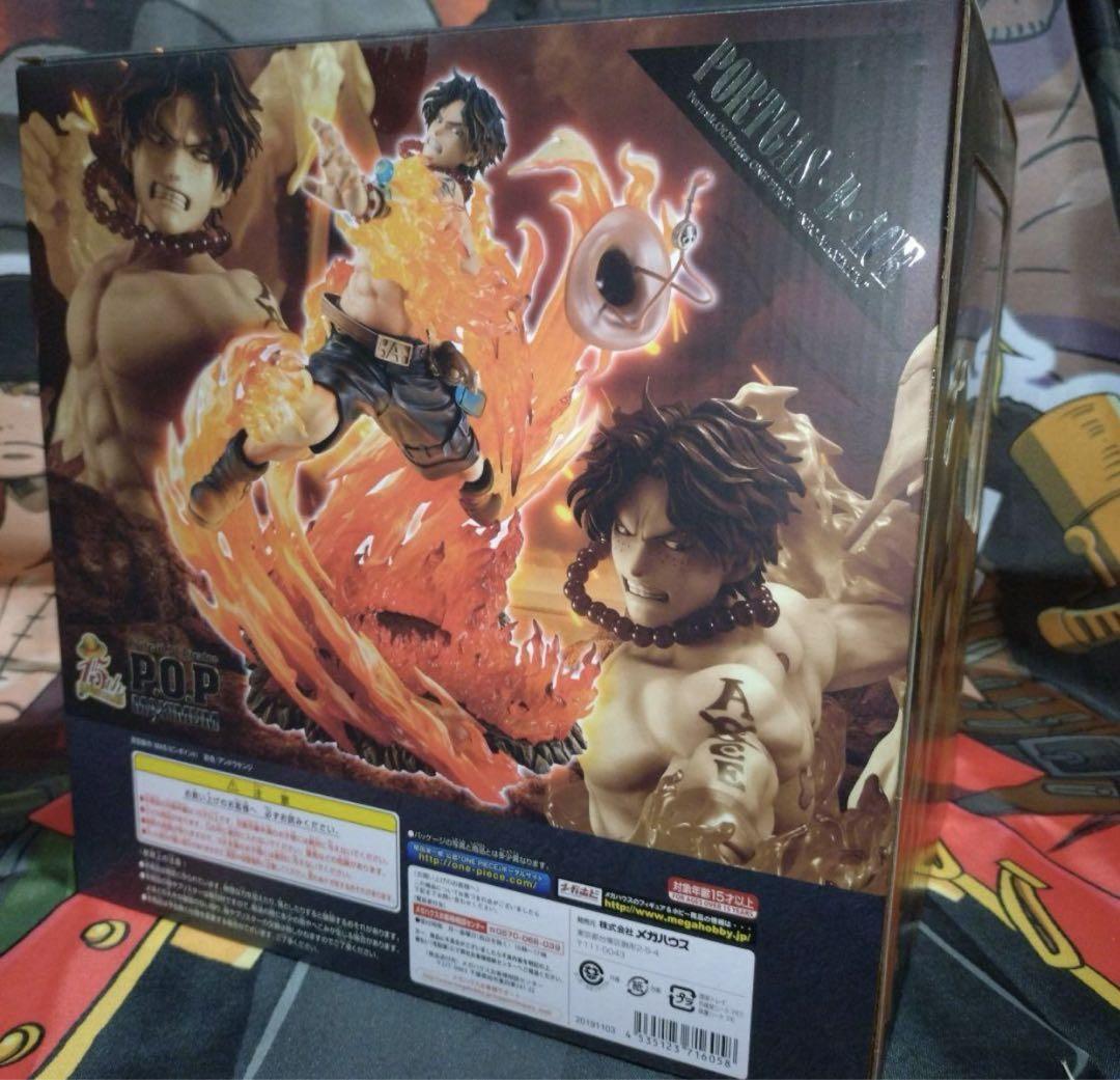 ✨未開封・輸送箱入り✨p.o.p maximam ポートガス・D・エース15th