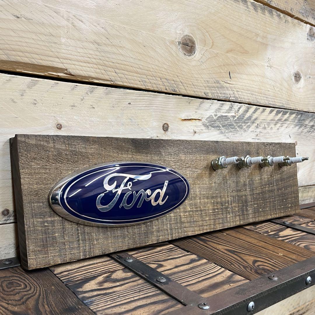 FORD 鍵かけ エンブレム スパークプラグ アメリカ ヴィンテージ フォード