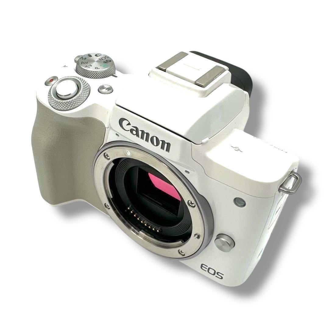 ❁動作良好!高性能コンパクトミラーレス❁スマホ転送OK❁キャノン Kiss M ❁動作良好!高性能コンパクトミラーレス❁スマホ転送OK❁キャノン Kiss M