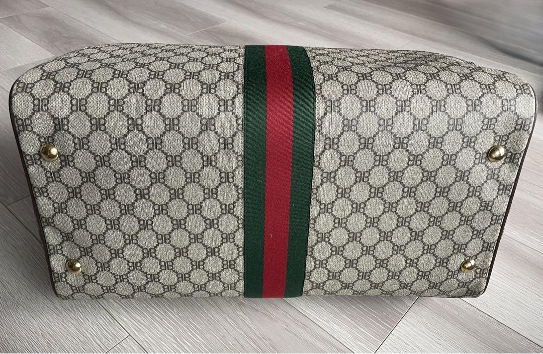 BALENCIAGA (バレンシアガ)xGUCCI BBロゴ  ボストンバッグ