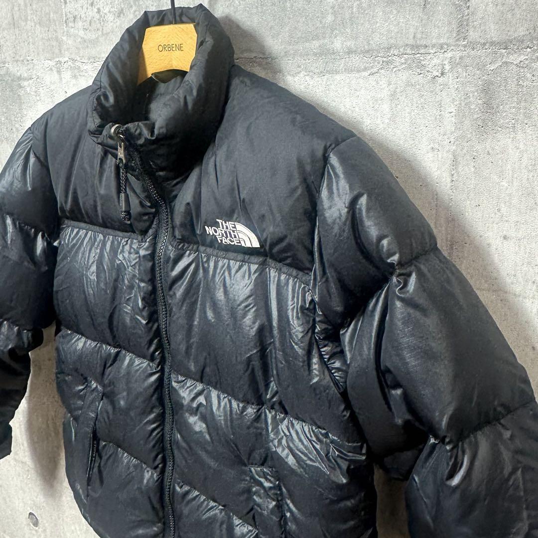 ⭐️美品⭐️ THE NORTH FACE KIDS M ロゴ刺繍　クリーニング済み ⭐️美品⭐️ THE NORTH FACE KIDS M ロゴ刺繍 クリーニング済み