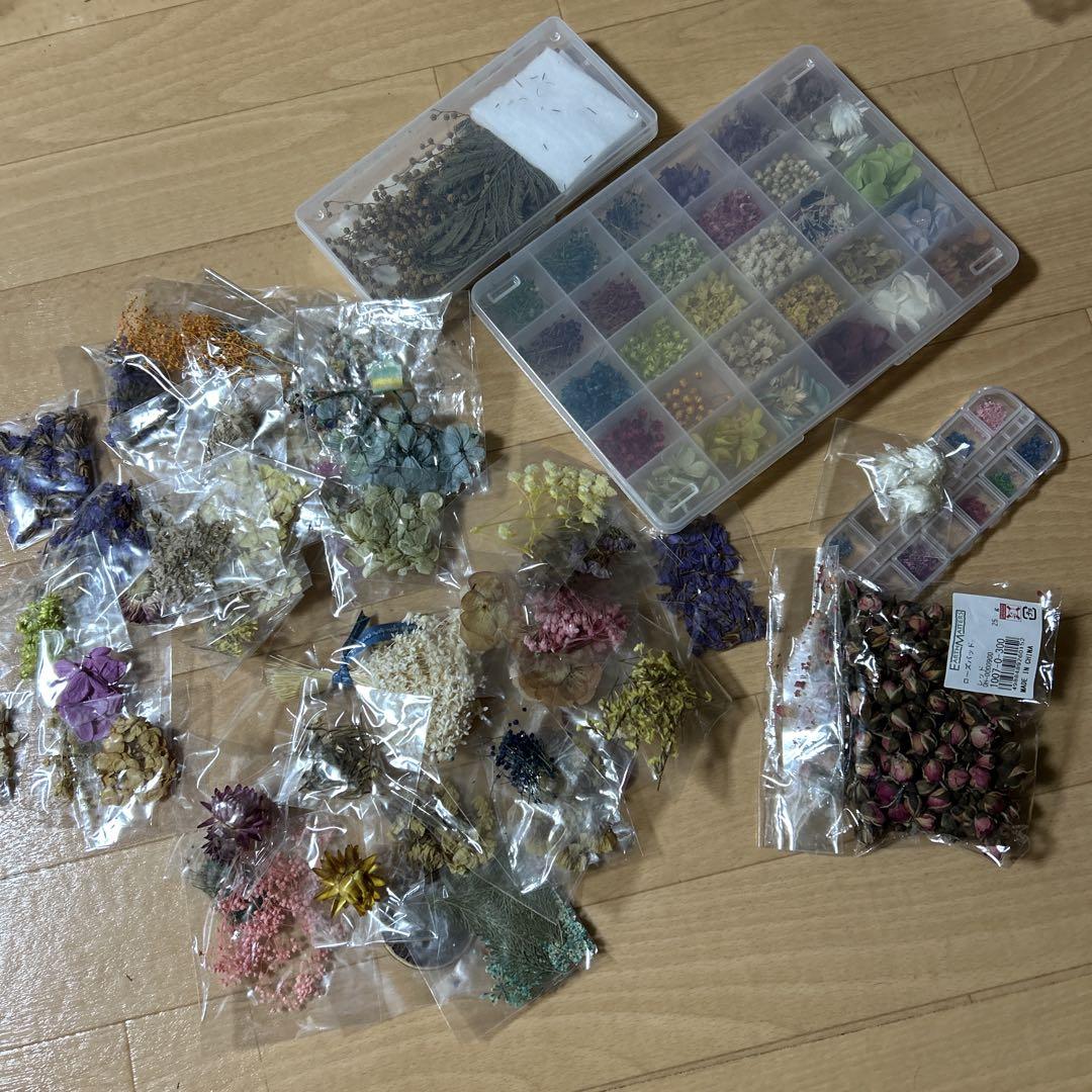 レジン ドライフラワー UVライト おまとめ