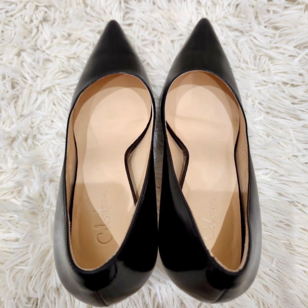 美品　COLE HAAN　ポインテッドトゥ　レザー　パンプス　フォーマル　上品