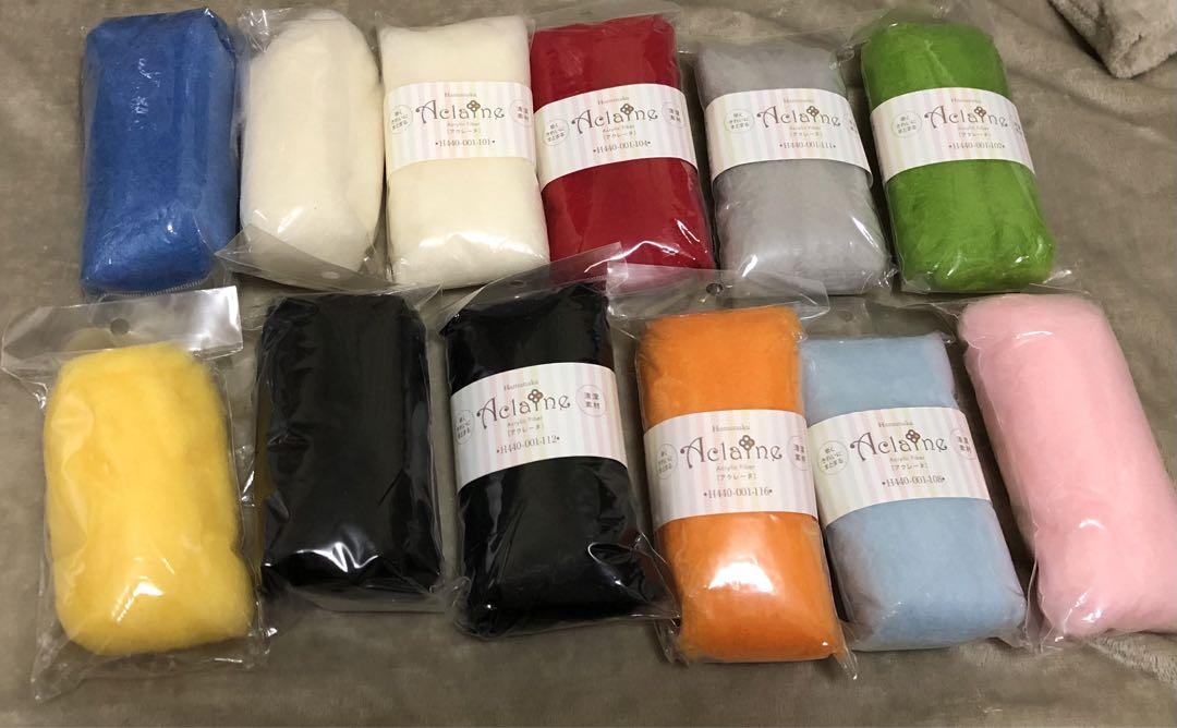 羊毛フェルト詰め合わせ　ハマナカ他