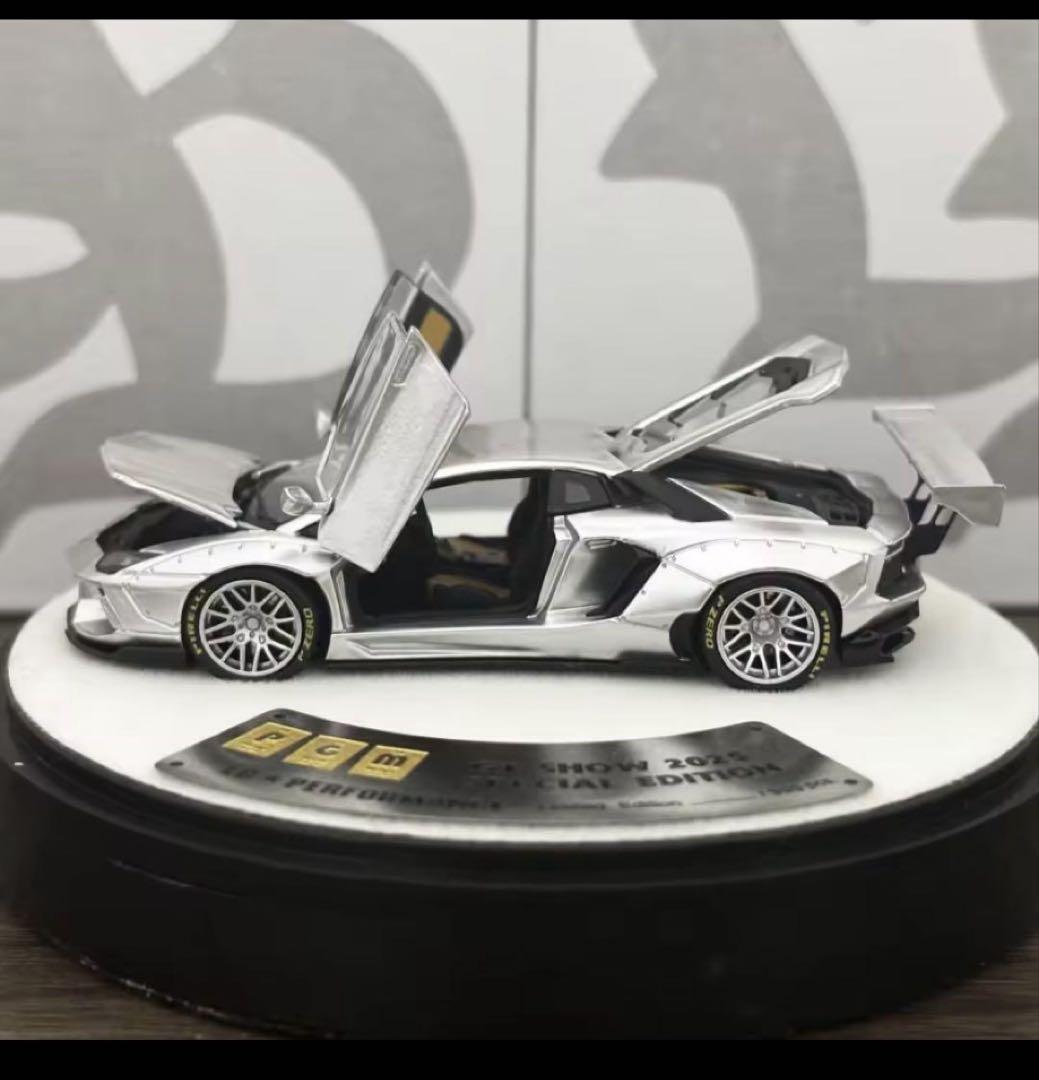 LBWK ランボルギーニ700 ［GT ショー 999限定品］1/64 PGM ランボルギーニアヴェンタドール PGM GT ショー 999限定1/64最終