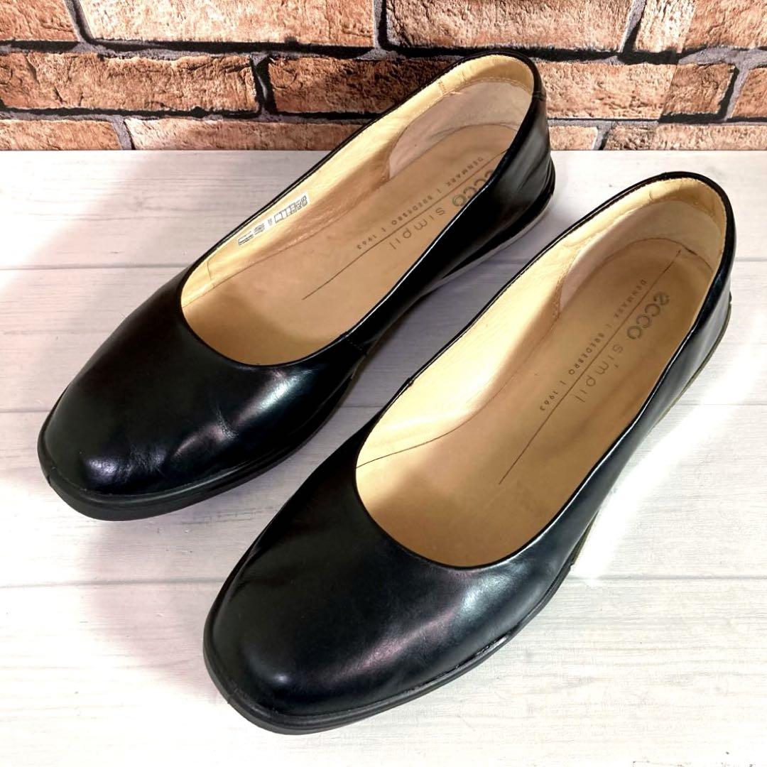 エコー ECCO フラットシューズ　パンプス エナメル　ボルドー 24cm 2165154601.jpg?1706767264