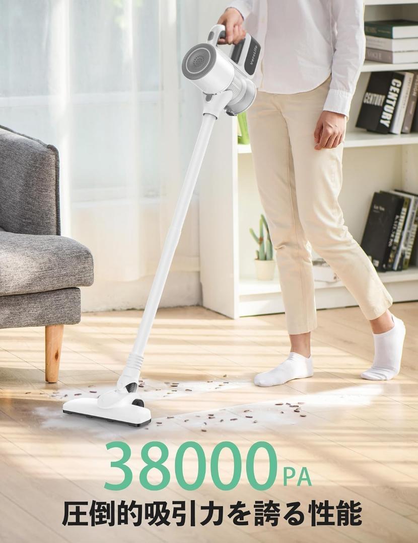2025最新版】掃除機 コードレス 38000pa 強力吸引 サイクロン