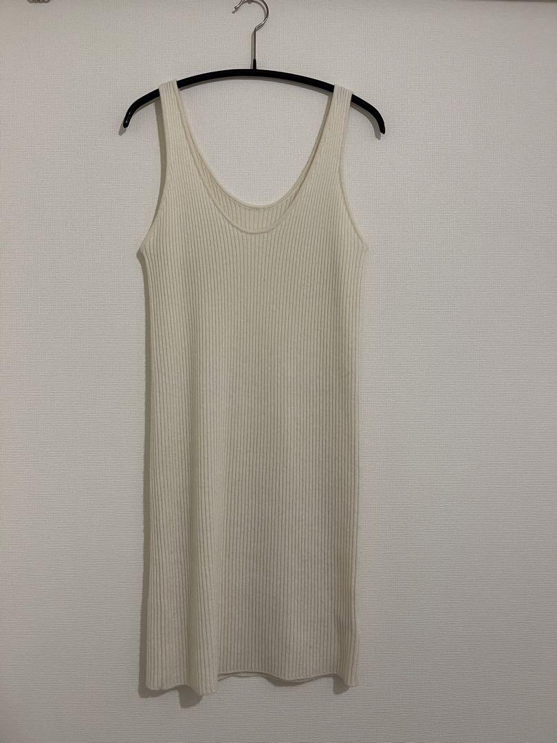 yo BIOTOP】Cashmere rib tiny top