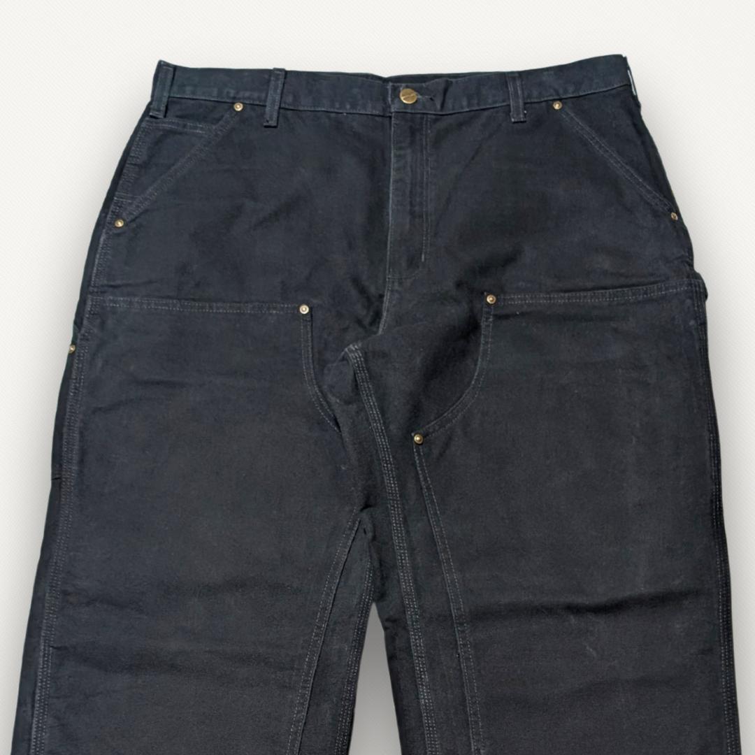 てっか様フォロー割　カーハート ダブルニー ペインター ブラック Carhartt カーハート メンズ ダブルニー ダック ペインター