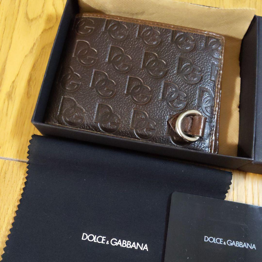 DOLCE＆GABBANA折財布ブラウン