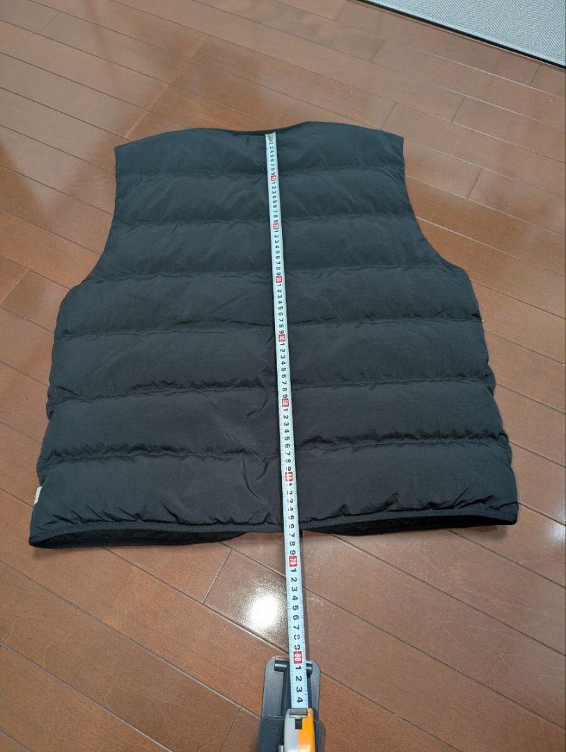 snow peak スノーピーク ダウンベスト 軽量 ブラック 3XL 送料込