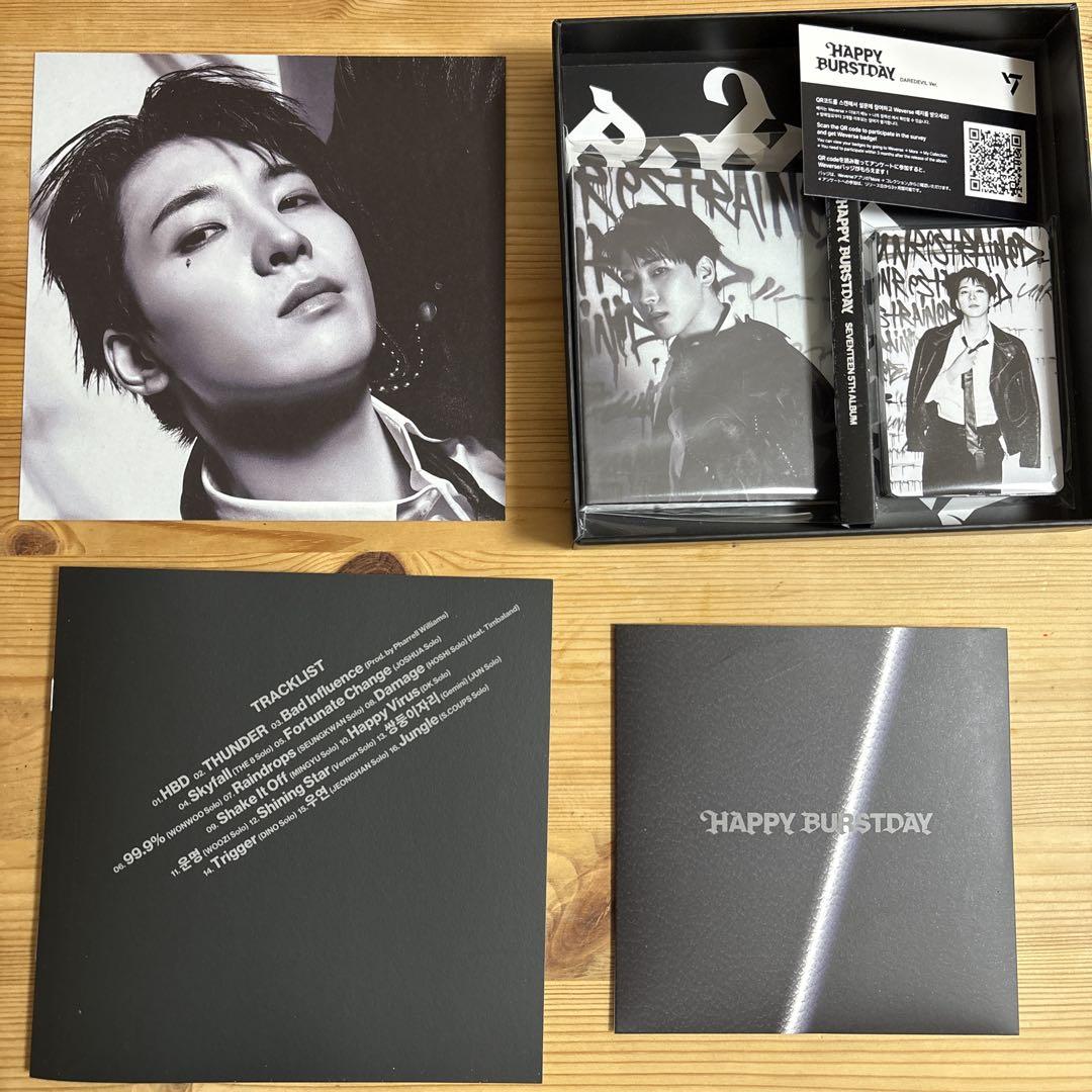 SEVENTEEN セブチ happy burstday DAREDEVIL ver TSUTAYA 特典