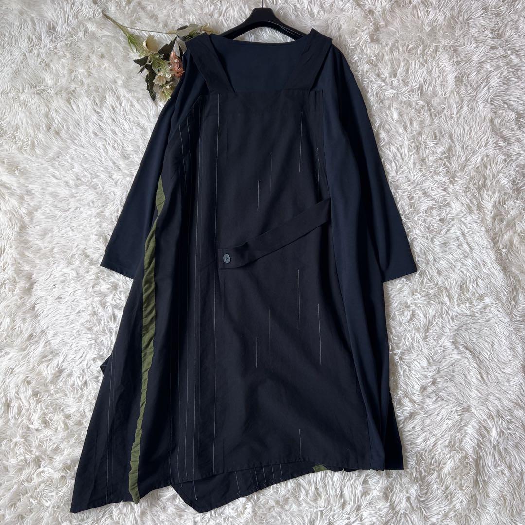 慈雨 ジウ レイヤード アシンメトリー 2way ダメージ加工 ワンピース