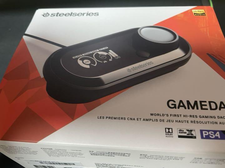 PC PS4対応 USBDAC アンプ SteelSeries GameDac