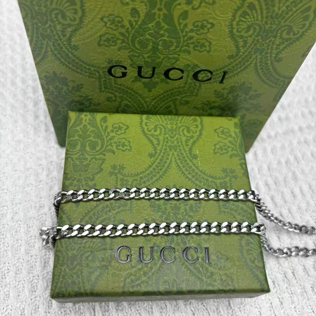 【極美品✨】GUCCI 喜平ネックレス チェーン 3.5㎜ 太め 極美品✨】GUCCI 喜平ネックレス - メルカリ