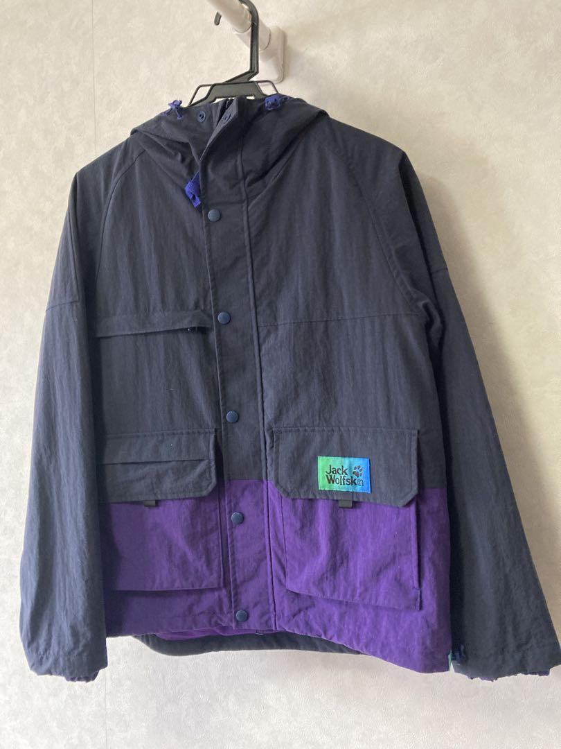 Jack Wolfskin マウンテンパーカー ネイビー/パープル